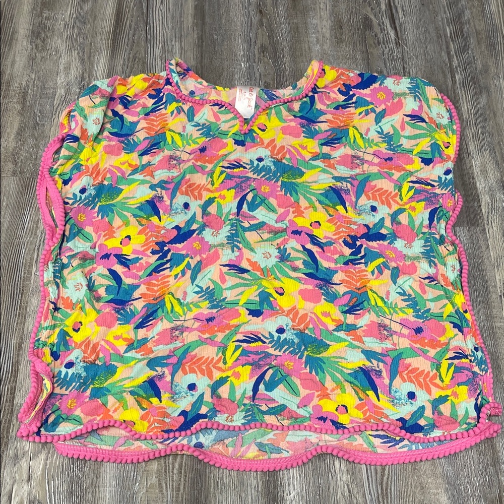 Colorful Floral Girls coverups